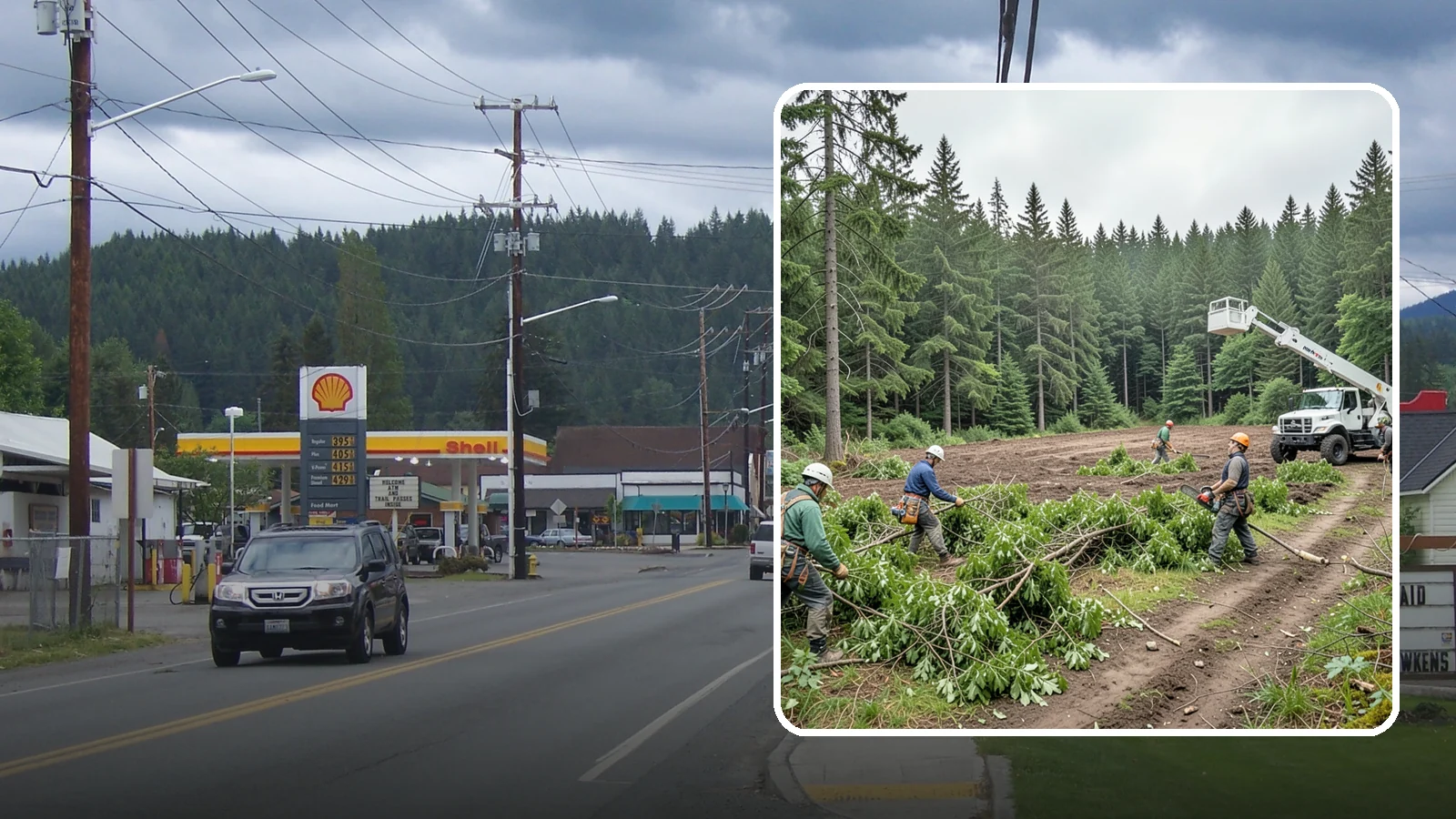 Trail clearing in Granite Falls, Snohomish County, WA - The clearing and maintenance of trails and paths.