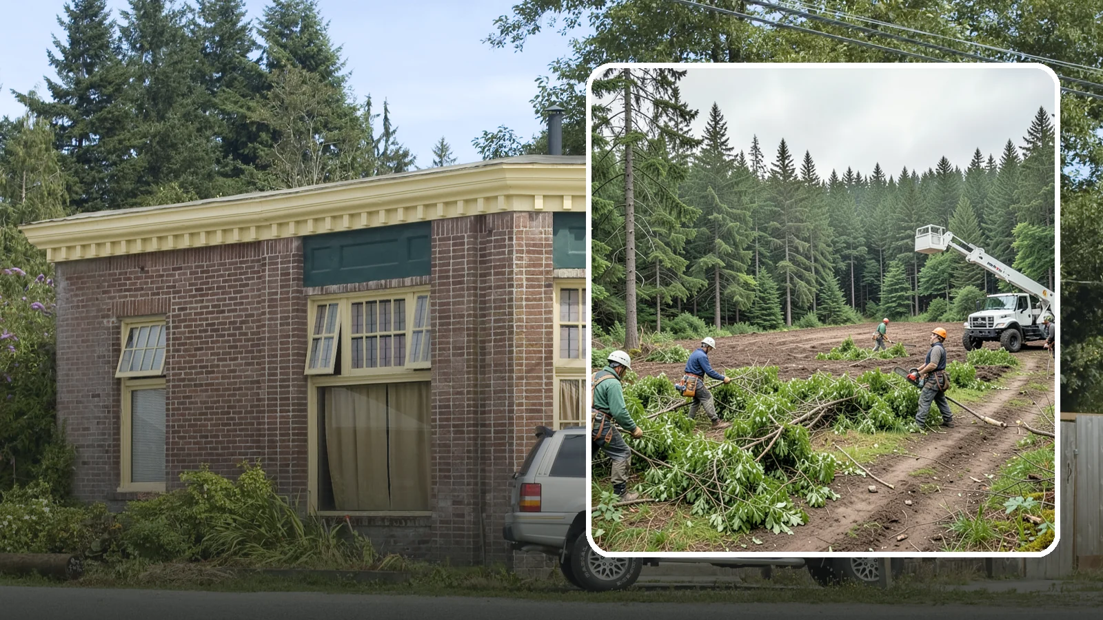 Trail clearing in Hamilton, Skagit County, WA - The clearing and maintenance of trails and paths.