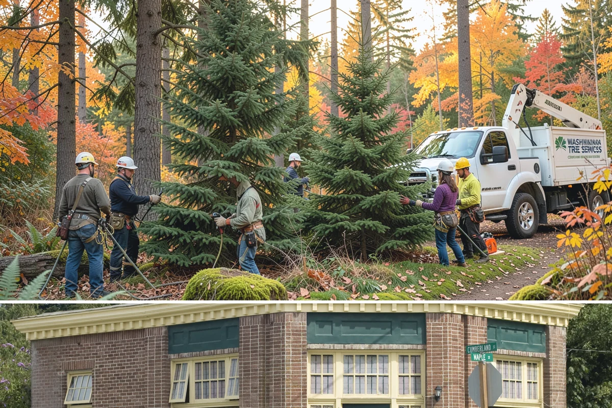 Trail clearing in Hamilton, Skagit County, WA - Work should be scheduled when ground conditions allow for hauling equipment on uneven or wet terrain while considering local...