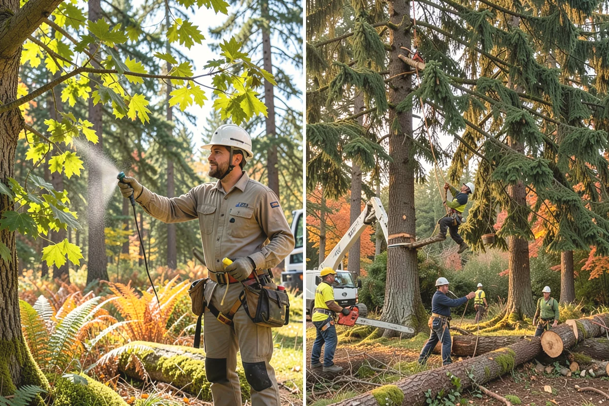 Trail clearing in Issaquah, King County, WA - Assess the site and mark features to protect