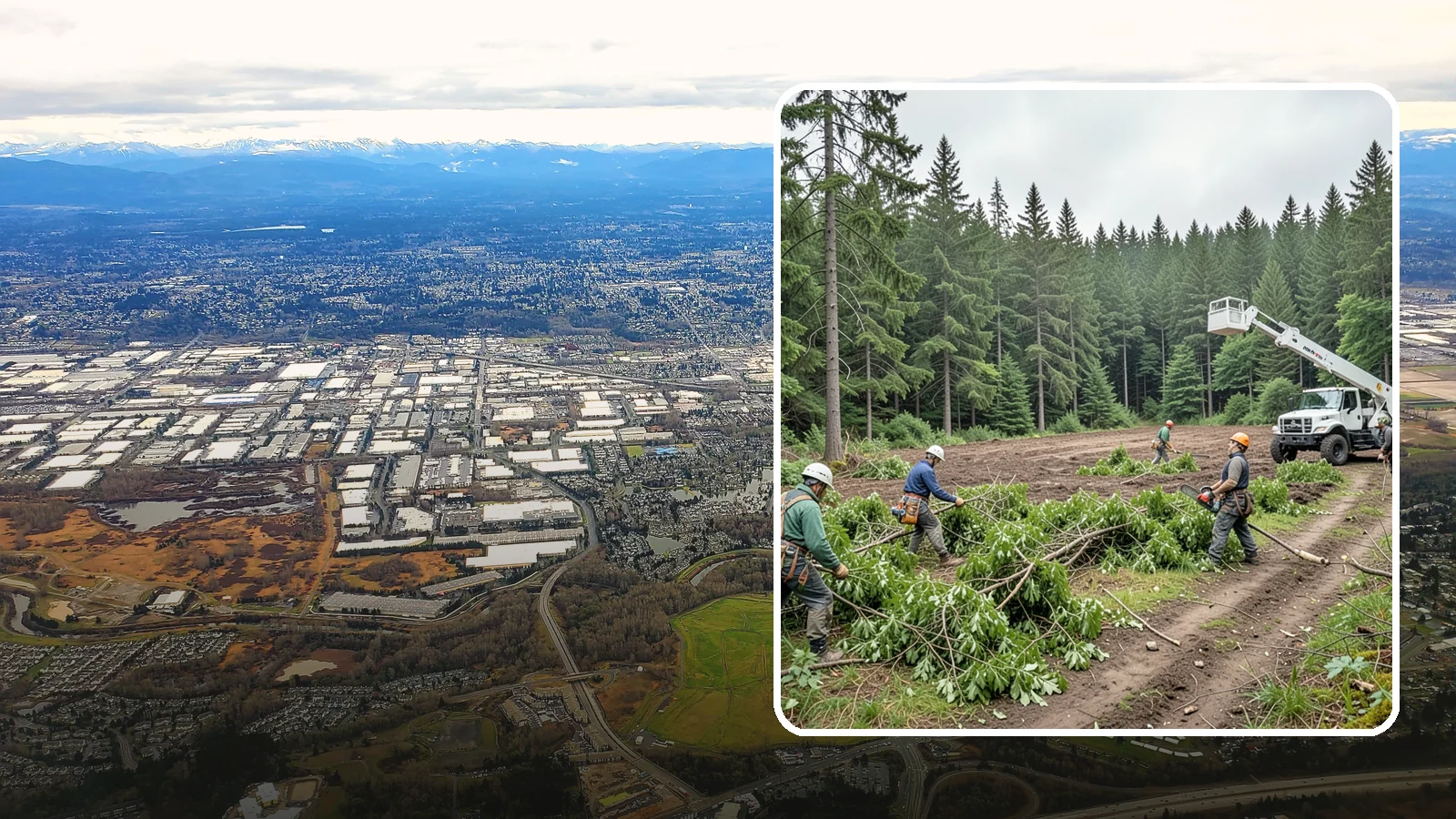 Trail clearing in Kent, King County, WA - The clearing and maintenance of trails and paths.