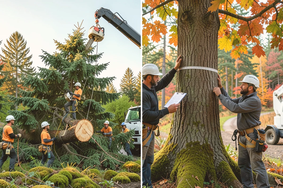 Trail clearing in Kirkland, King County, WA - Assess the site and mark features to protect