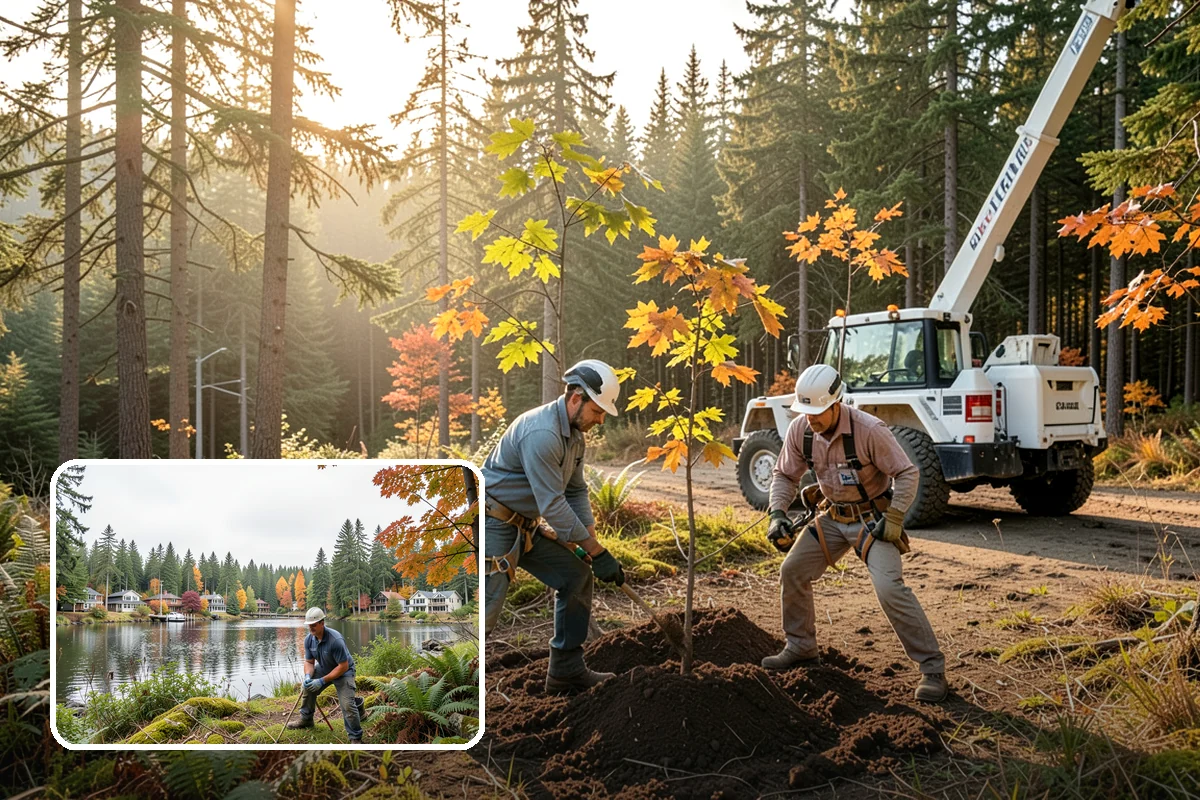 Trail clearing in La Conner, Skagit County, WA - Improves access and usability of a site