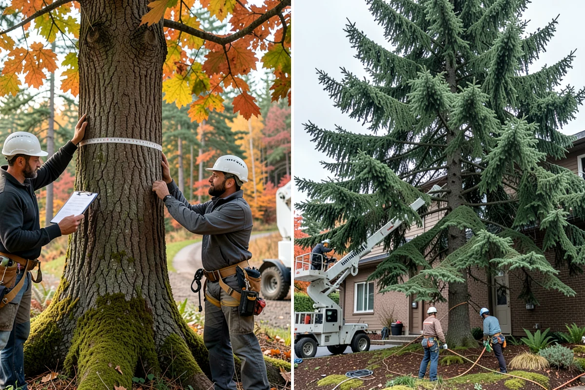 Trail clearing in Lake Forest Park, King County, WA - Assess the site and mark features to protect