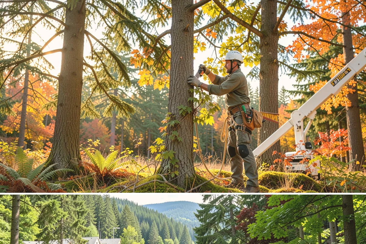 Trail clearing in Lake Forest Park, King County, WA - Work should be scheduled when ground conditions allow for hauling equipment on uneven or wet terrain while considering local...