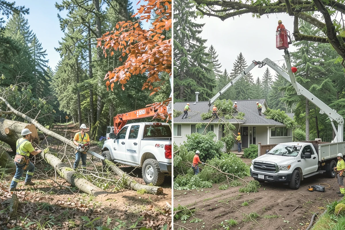 Trail clearing in Lake Stevens, Snohomish County, WA - Assess the site and mark features to protect