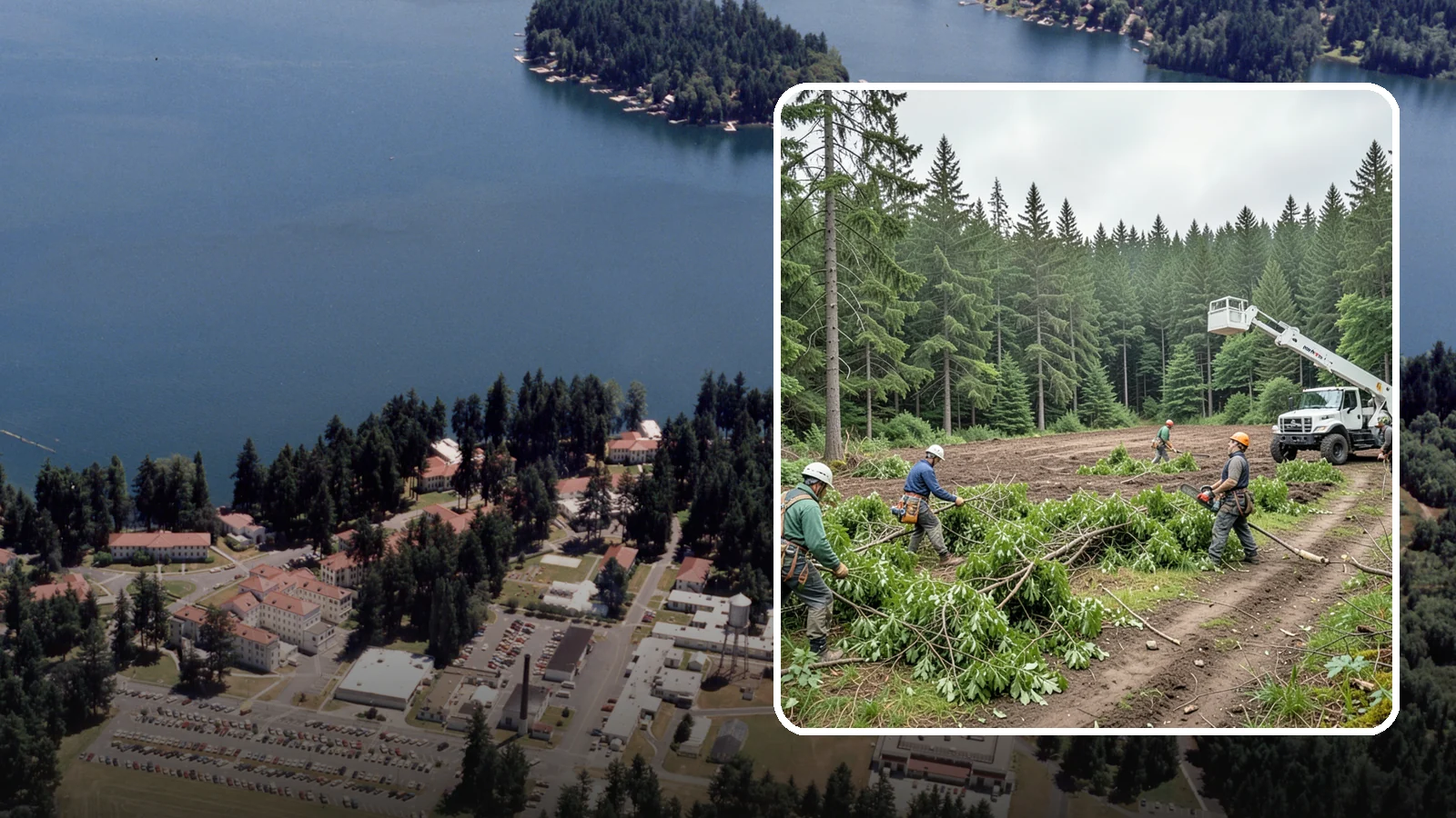 Trail clearing in Lakewood, Pierce County, WA - The clearing and maintenance of trails and paths.