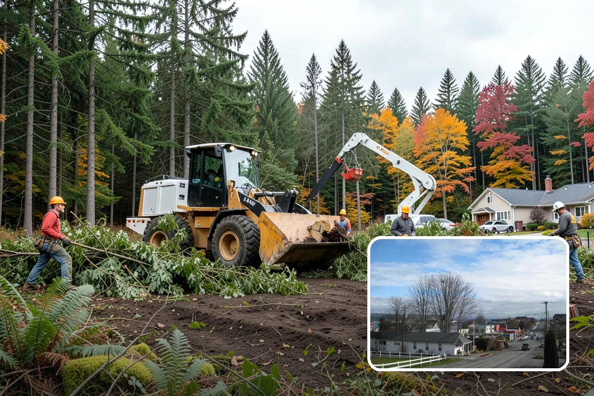 Trail clearing in Langley, Island County, WA - Improves access and usability of a site