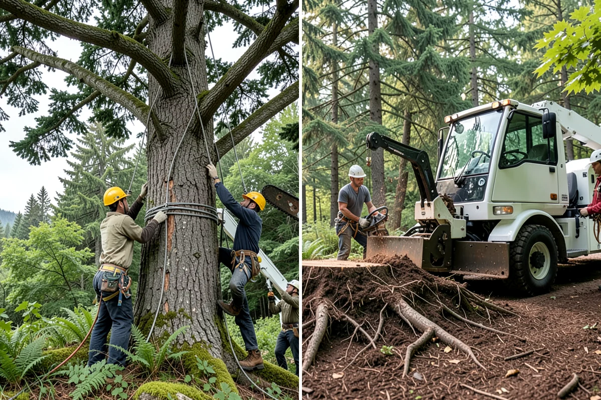 Trail clearing in Maple Valley, King County, WA - Assess the site and mark features to protect