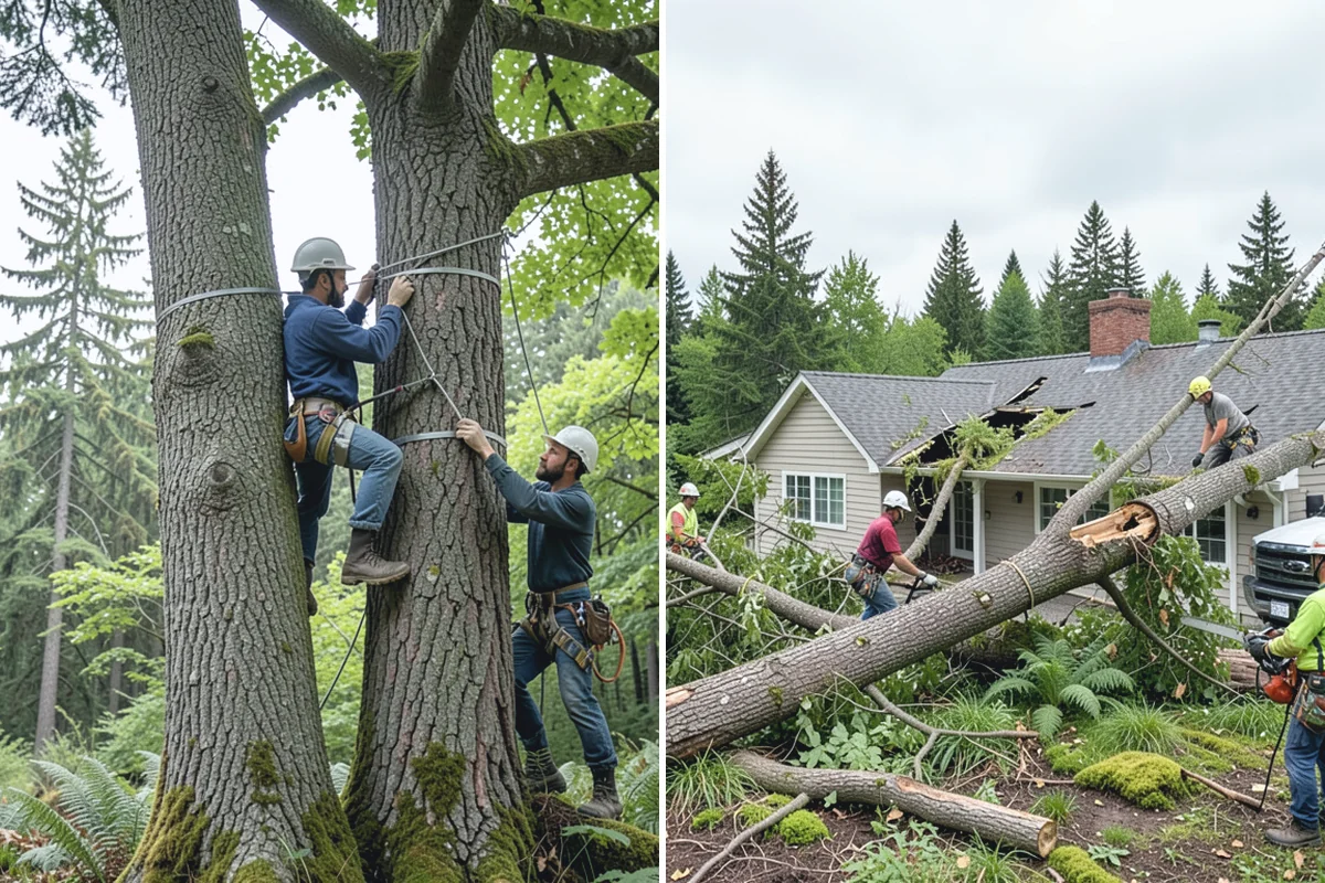 Trail clearing in Marysville, Snohomish County, WA - Assess the site and mark features to protect