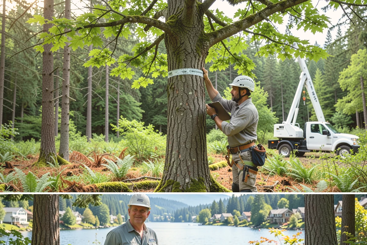 Trail clearing in Milton, King County, WA - Work should be scheduled when ground conditions allow for hauling equipment on uneven or wet terrain while considering local...