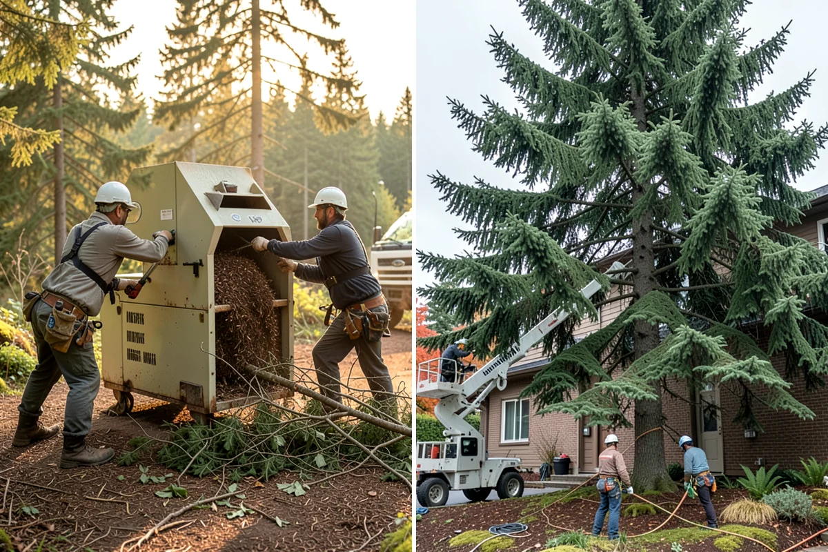 Trail clearing in Normandy Park, King County, WA - Assess the site and mark features to protect