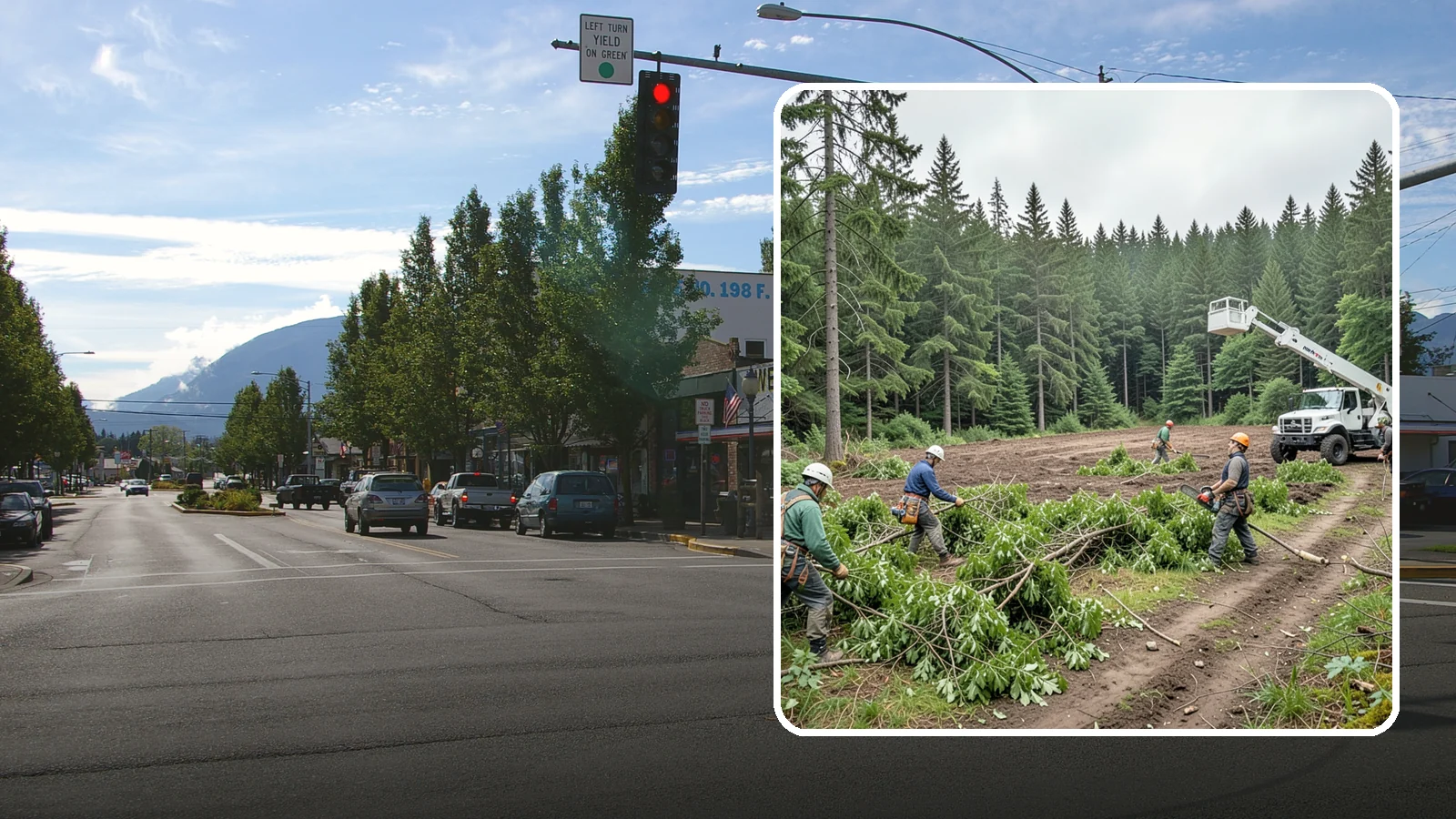 Trail clearing in North Bend, King County, WA - The clearing and maintenance of trails and paths.