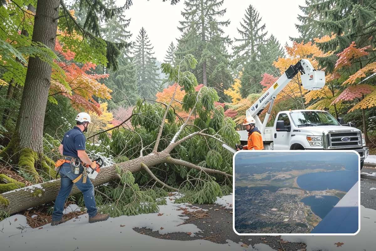 Trail clearing in Oak Harbor, Island County, WA - Improves access and usability of a site