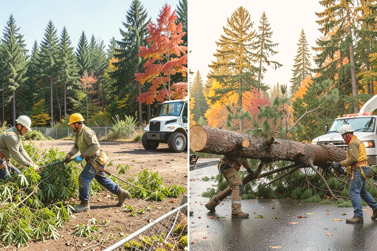 Trail clearing in Orting, Pierce County, WA - Assess the site and mark features to protect