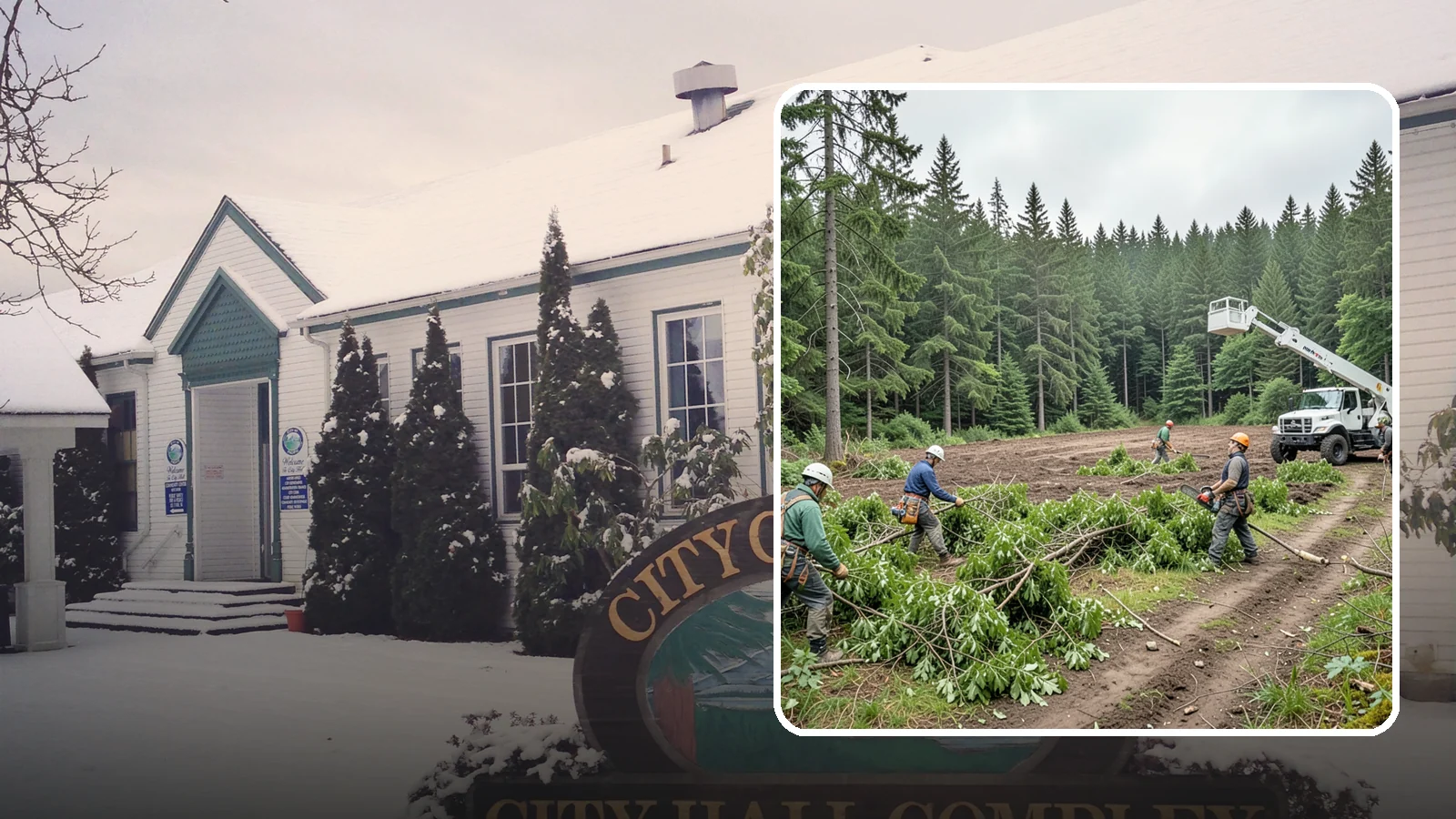 Trail clearing in Pacific, King County, WA - The clearing and maintenance of trails and paths.