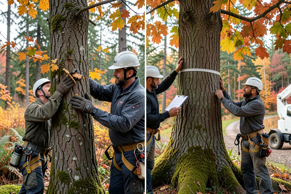 Trail clearing in Pacific, King County, WA - Assess the site and mark features to protect