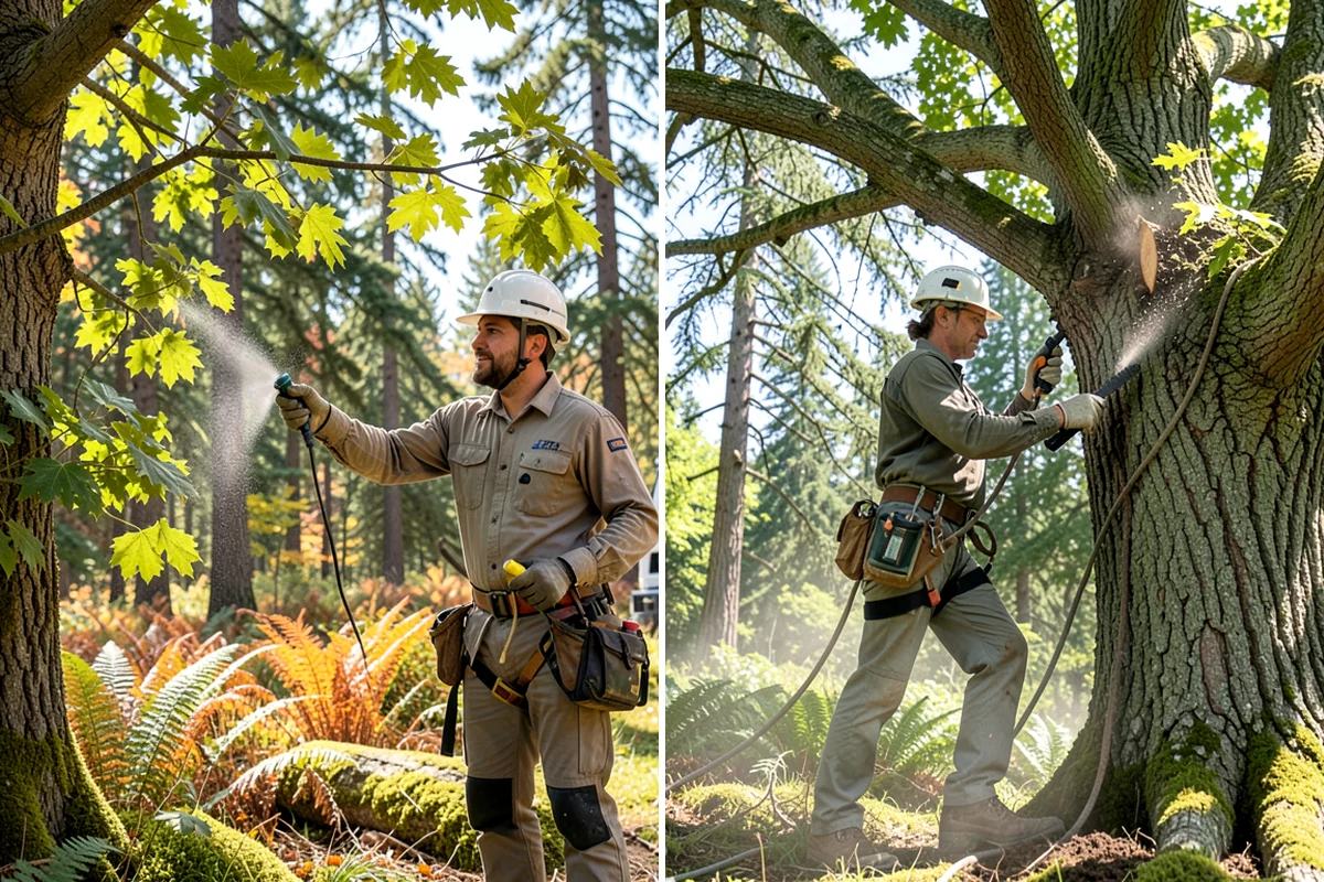 Trail clearing in Puyallup, Pierce County, WA - Assess the site and mark features to protect