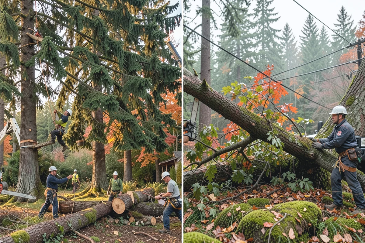 Trail clearing in Renton, King County, WA - Assess the site and mark features to protect