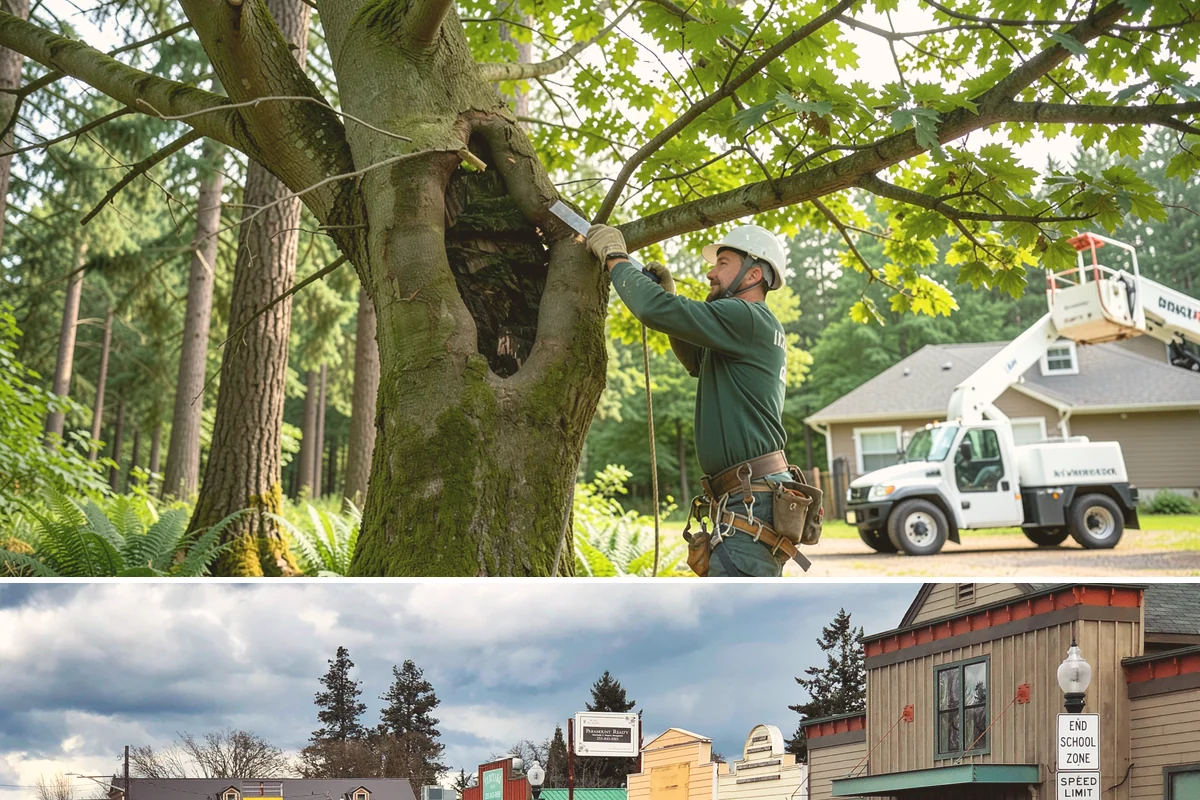 Trail clearing in Roy, Pierce County, WA - Work should be scheduled when ground conditions allow for hauling equipment on uneven or wet terrain while considering local...