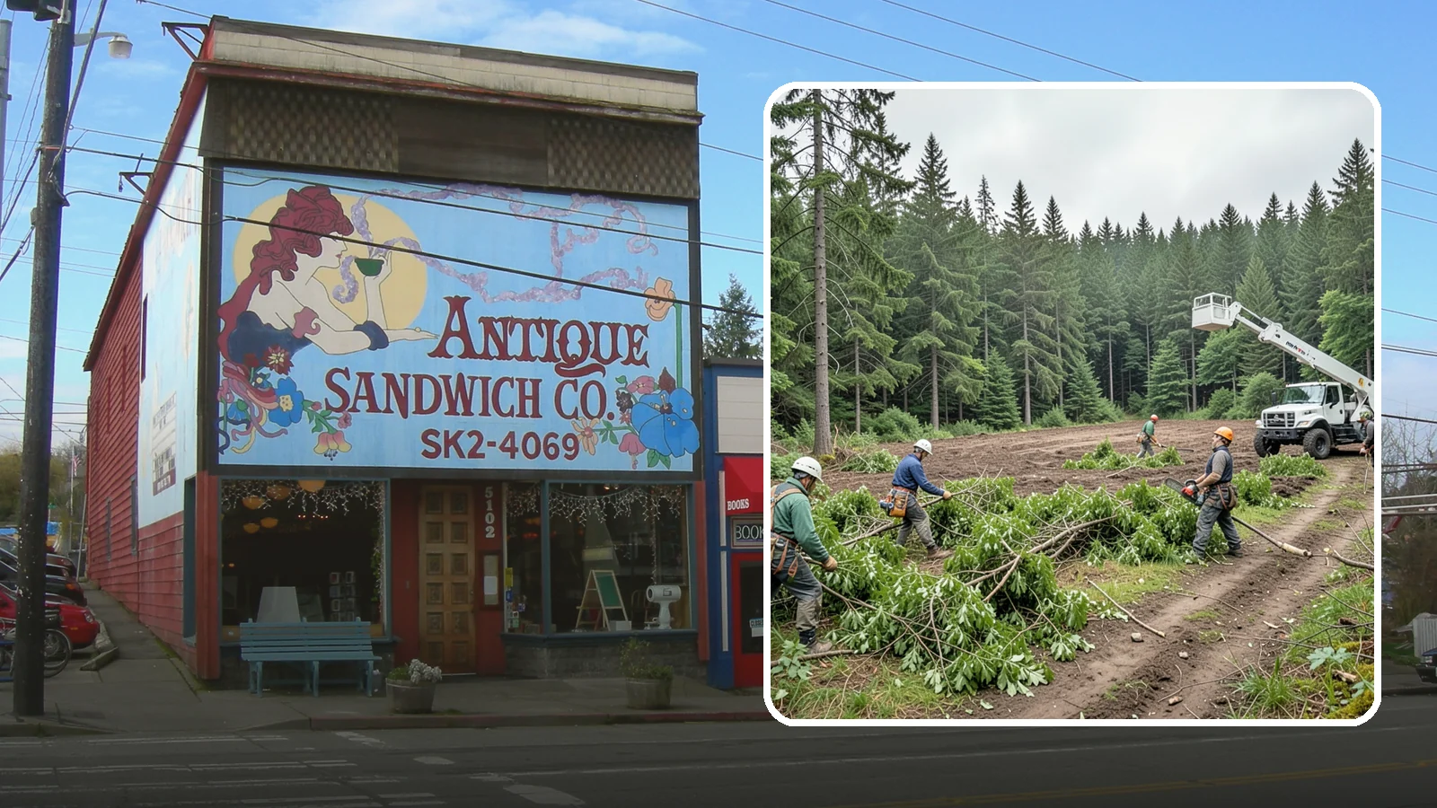 Trail clearing in Ruston, Pierce County, WA - The clearing and maintenance of trails and paths.
