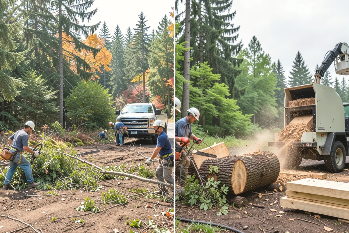 Trail clearing in Ruston, Pierce County, WA - Assess the site and mark features to protect