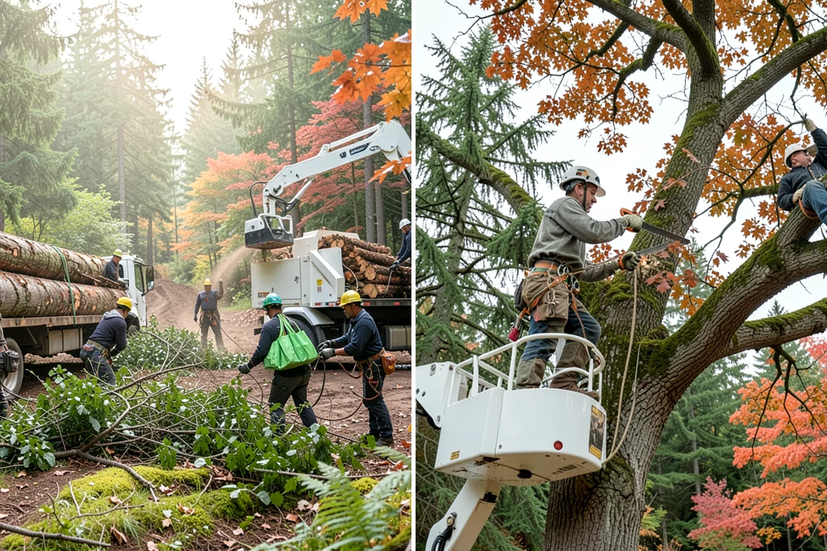 Trail clearing in Seattle, King County, WA - Assess the site and mark features to protect