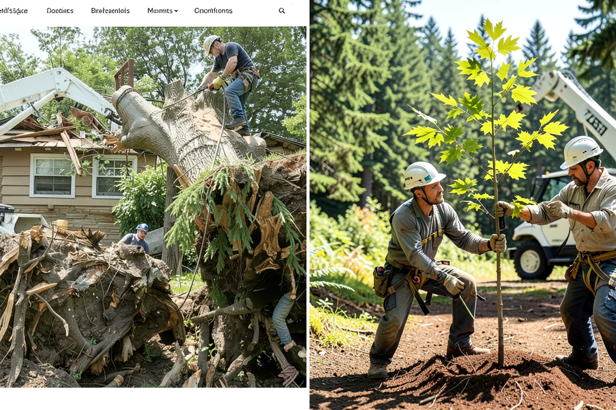 Trail clearing in Shoreline, King County, WA - Assess the site and mark features to protect