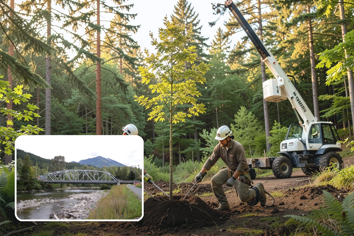 Trail clearing in Skykomish, King County, WA - Improves access and usability of a site