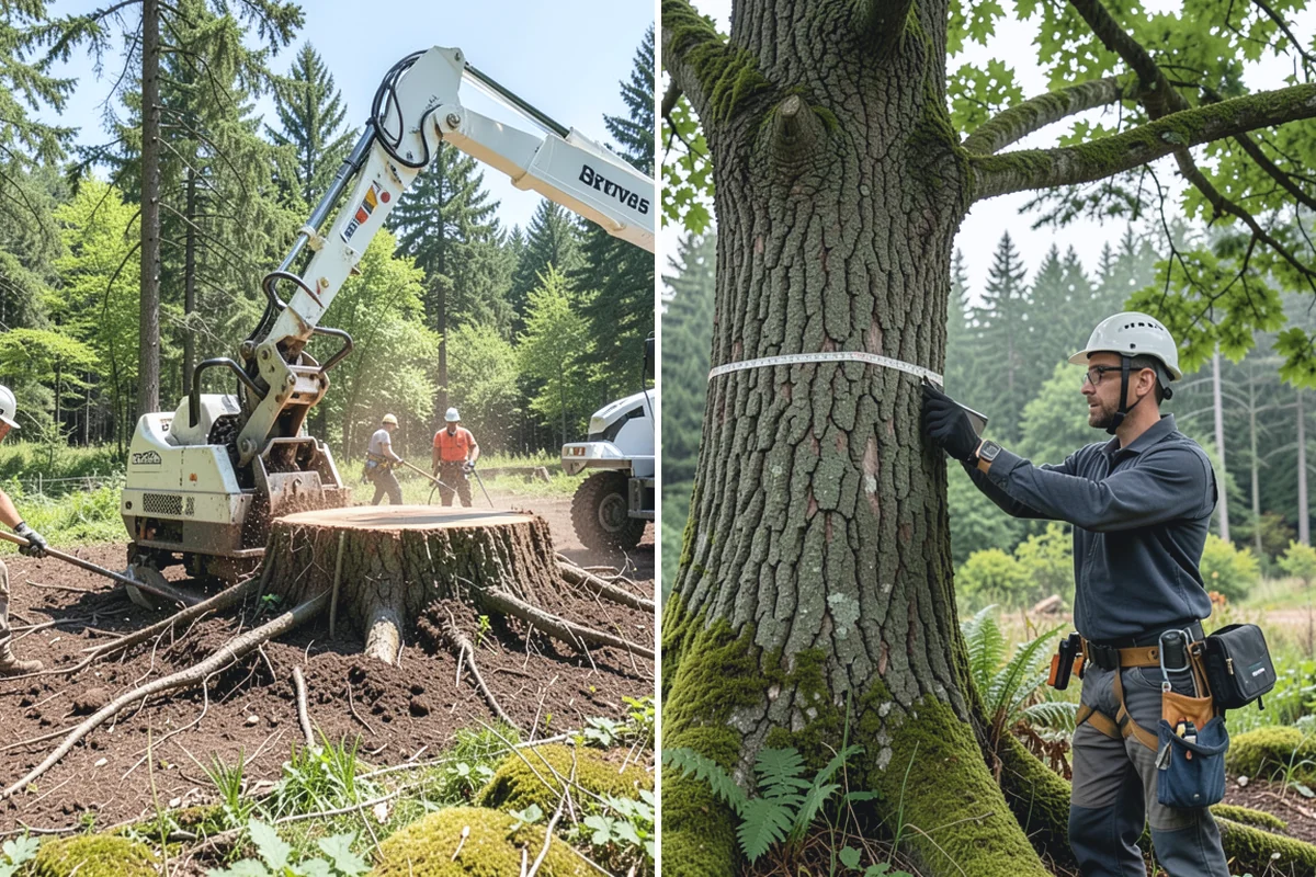 Trail clearing in Sumner, Pierce County, WA - Assess the site and mark features to protect