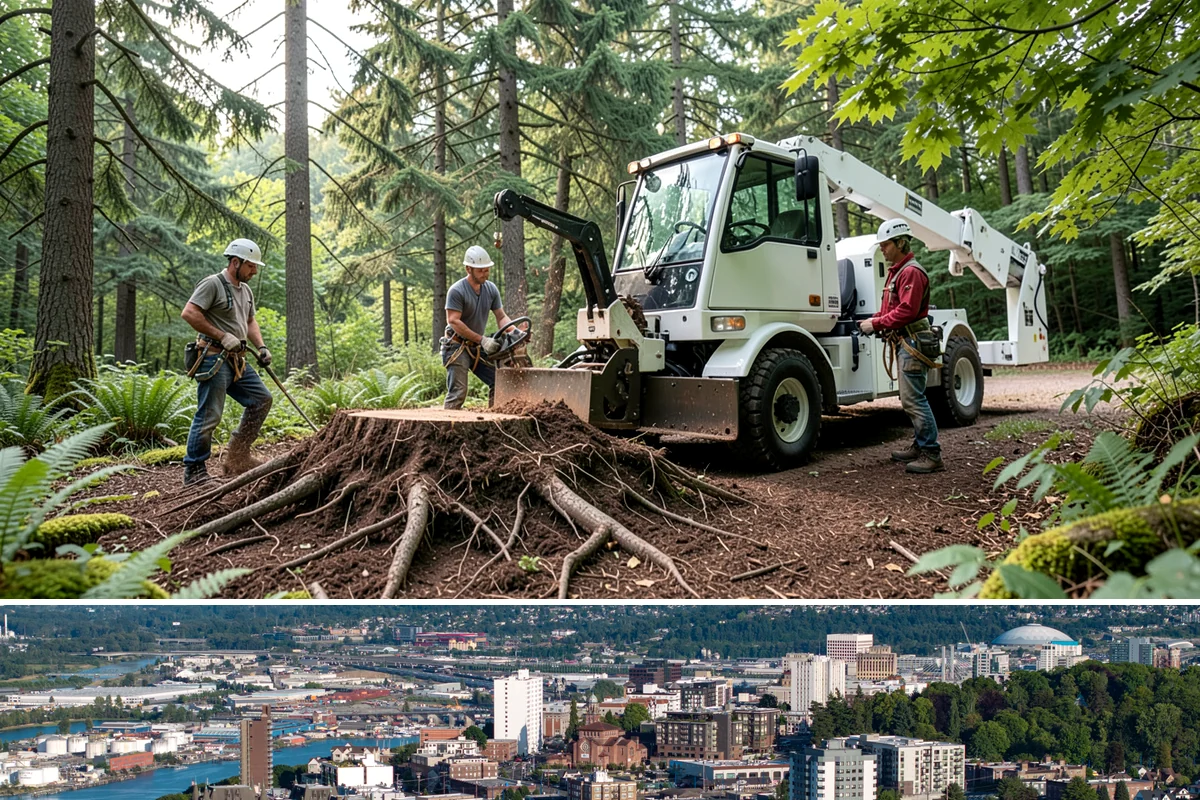 Trail clearing in Tacoma, Pierce County, WA - Work should be scheduled when ground conditions allow for hauling equipment on uneven or wet terrain while considering local...