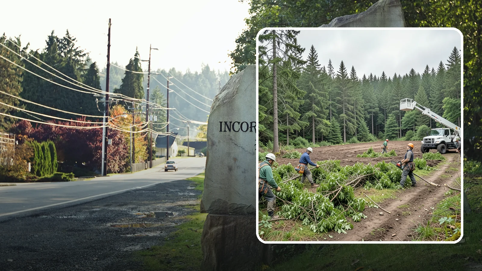 Trail clearing in Wilkeson, Pierce County, WA - The clearing and maintenance of trails and paths.