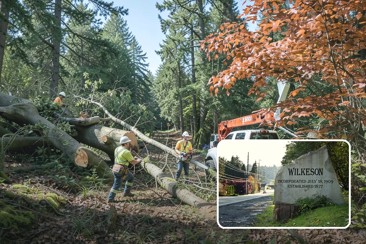 Trail clearing in Wilkeson, Pierce County, WA - Improves access and usability of a site