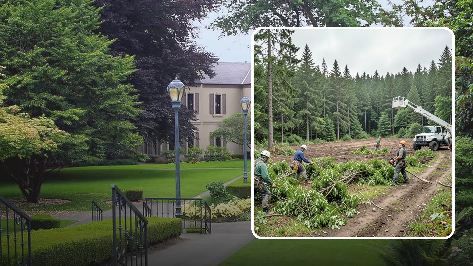 Trail clearing in Woodinville, King County, WA - The clearing and maintenance of trails and paths.