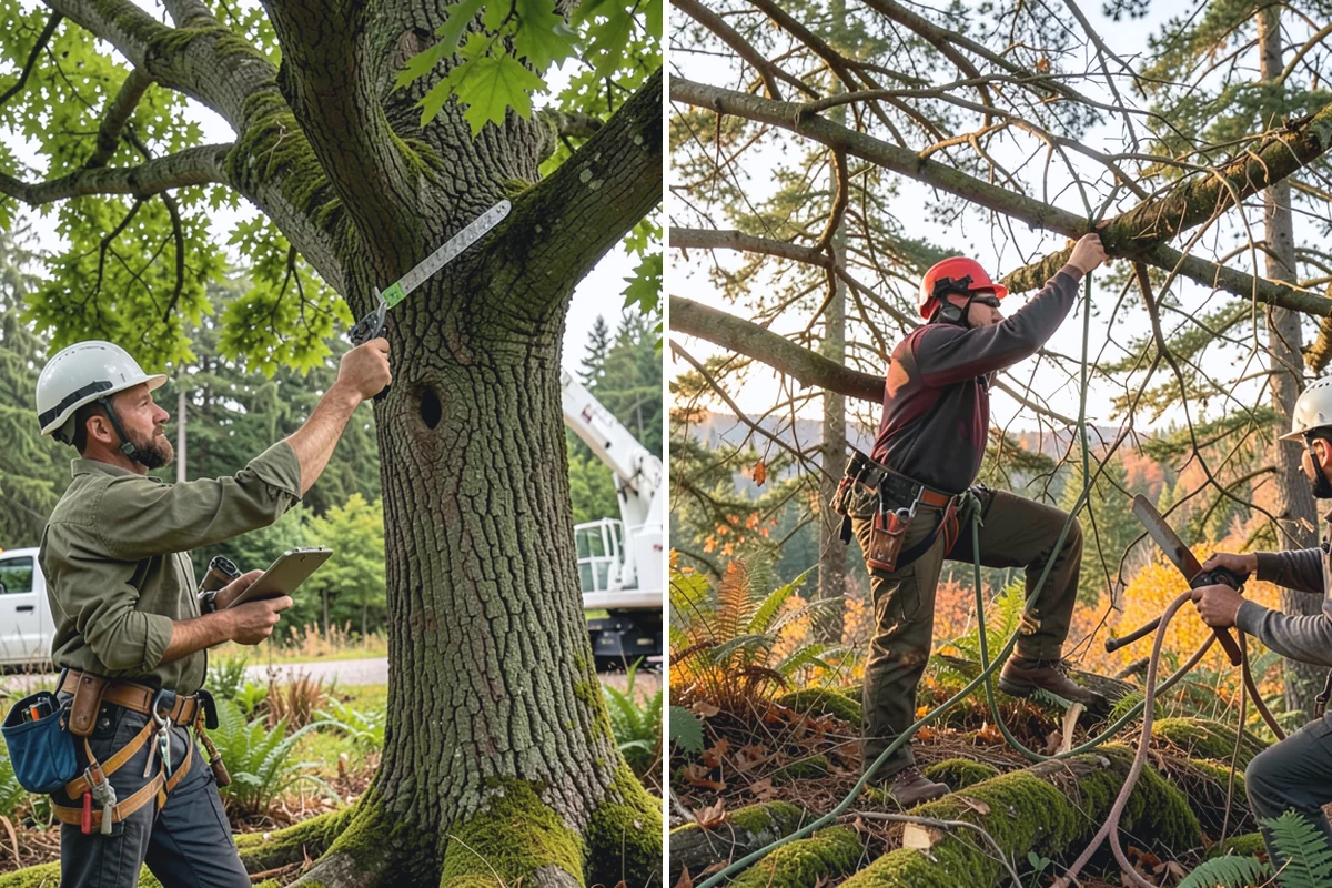 Tree appraisals in Bonney Lake, Pierce County, WA - Gather site and tree information