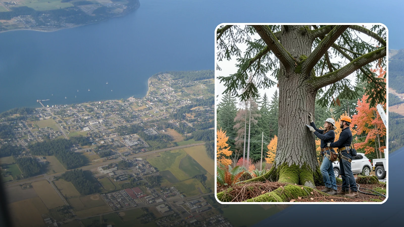 Tree appraisals in Coupeville, Island County, WA - The valuation of trees as property assets.