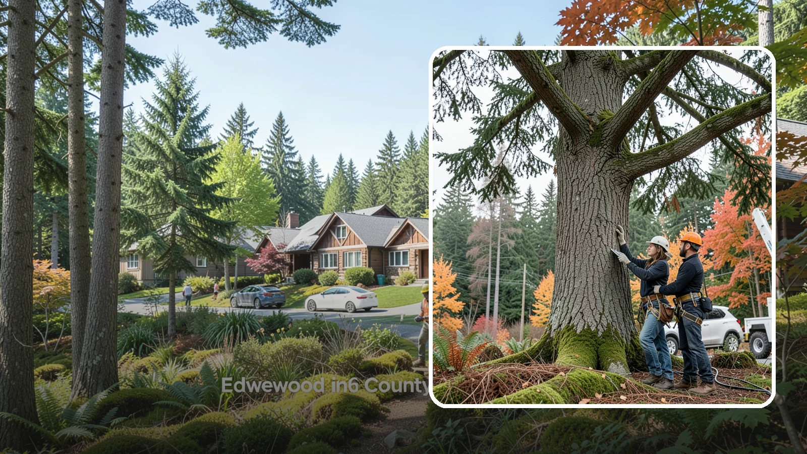 Tree appraisals in Edgewood, Pierce County, WA - The valuation of trees as property assets.