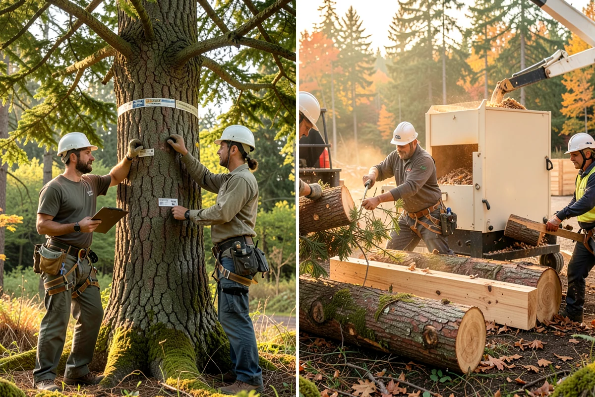 Tree appraisals in Enumclaw, King County, WA - Gather site and tree information