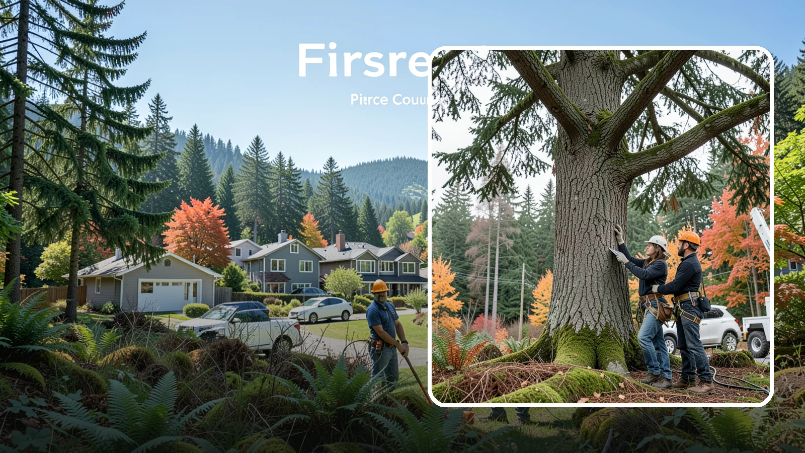 Tree appraisals in Fircrest, Pierce County, WA - The valuation of trees as property assets.