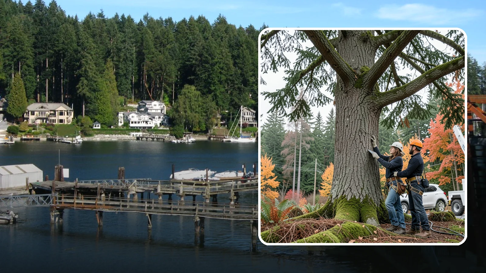 Tree appraisals in Gig Harbor, Pierce County, WA - The valuation of trees as property assets.