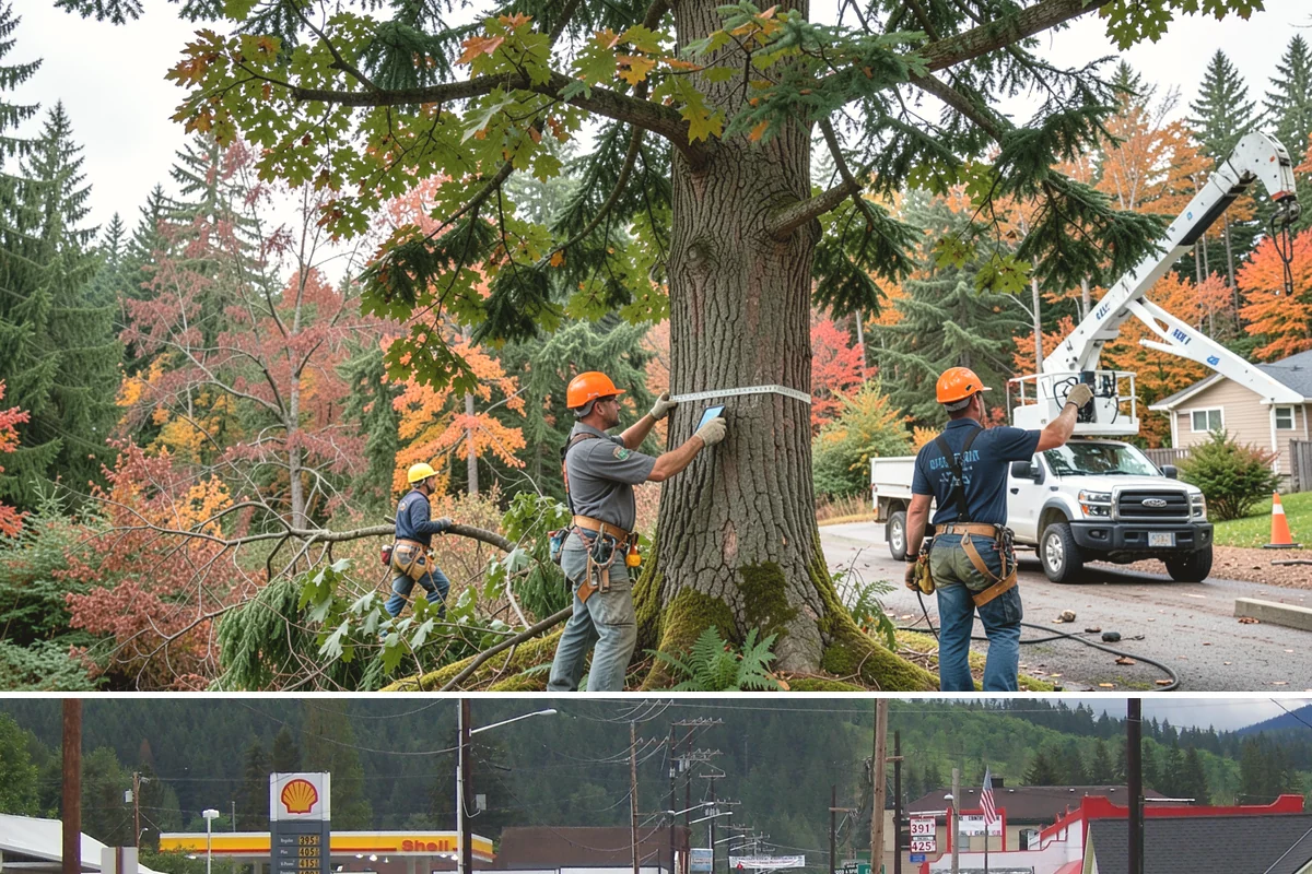 Tree appraisals in Granite Falls, Snohomish County, WA - Tree appraisals can be performed year-round in the Puget Sound climate but may require specific timing to assess hidden defects...