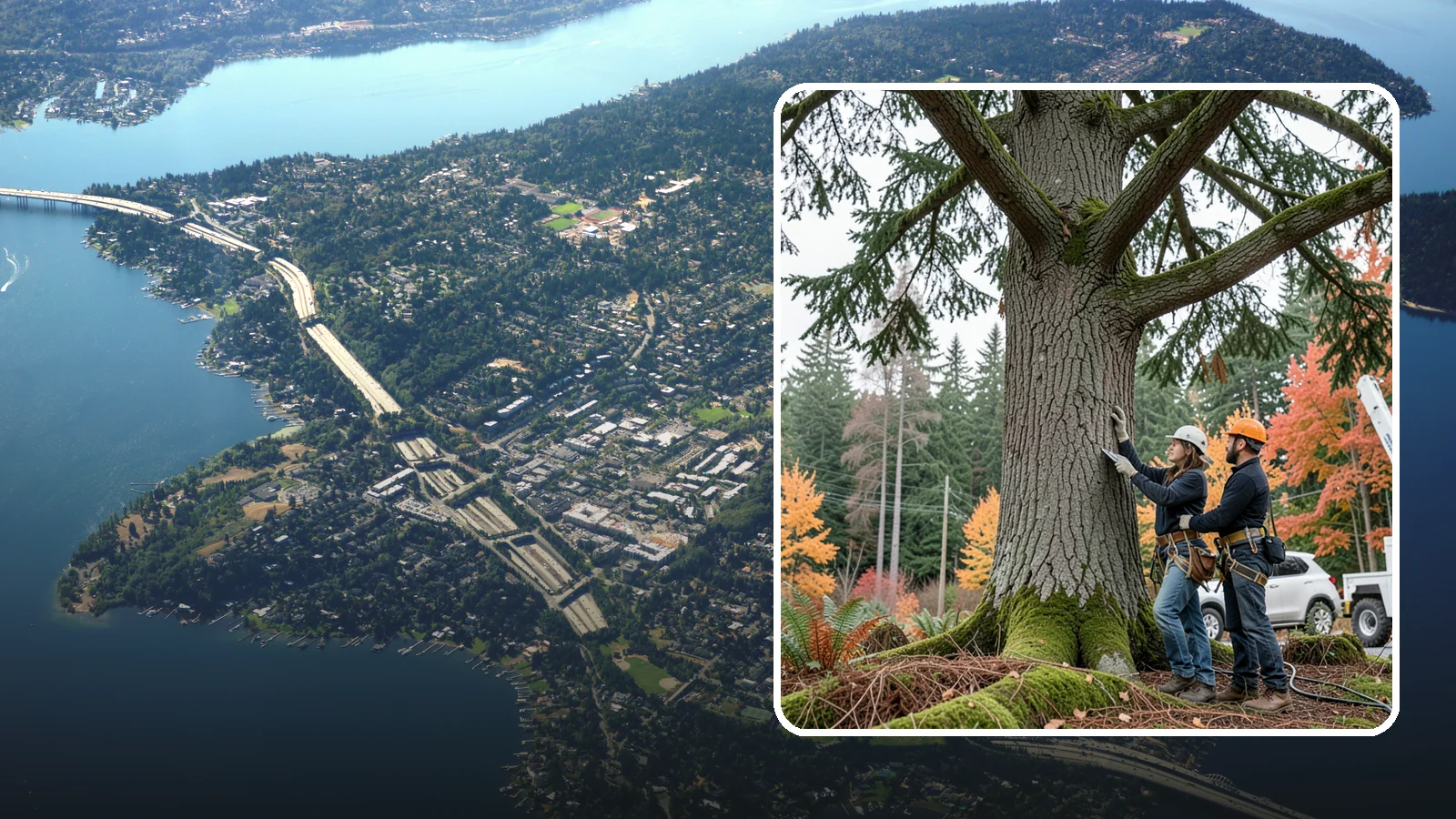 Tree appraisals in Mercer Island, King County, WA - The valuation of trees as property assets.