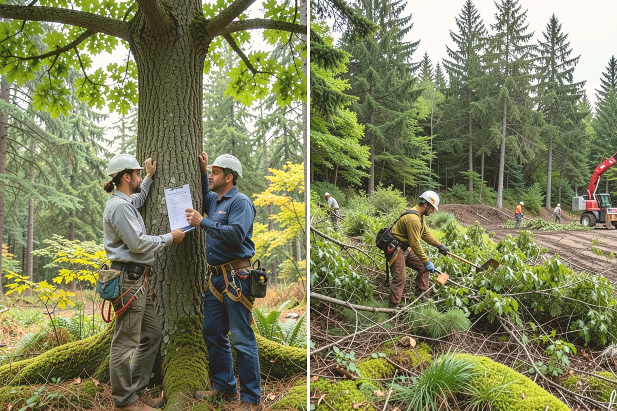 Tree appraisals in Milton, King County, WA - Gather site and tree information