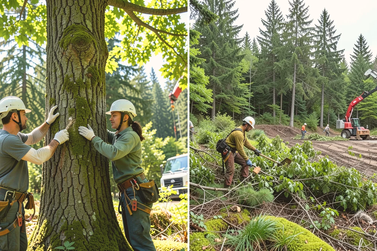 Tree appraisals in Newcastle, King County, WA - Gather site and tree information