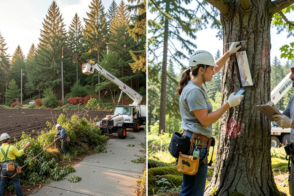 Tree appraisals in Normandy Park, King County, WA - Gather site and tree information