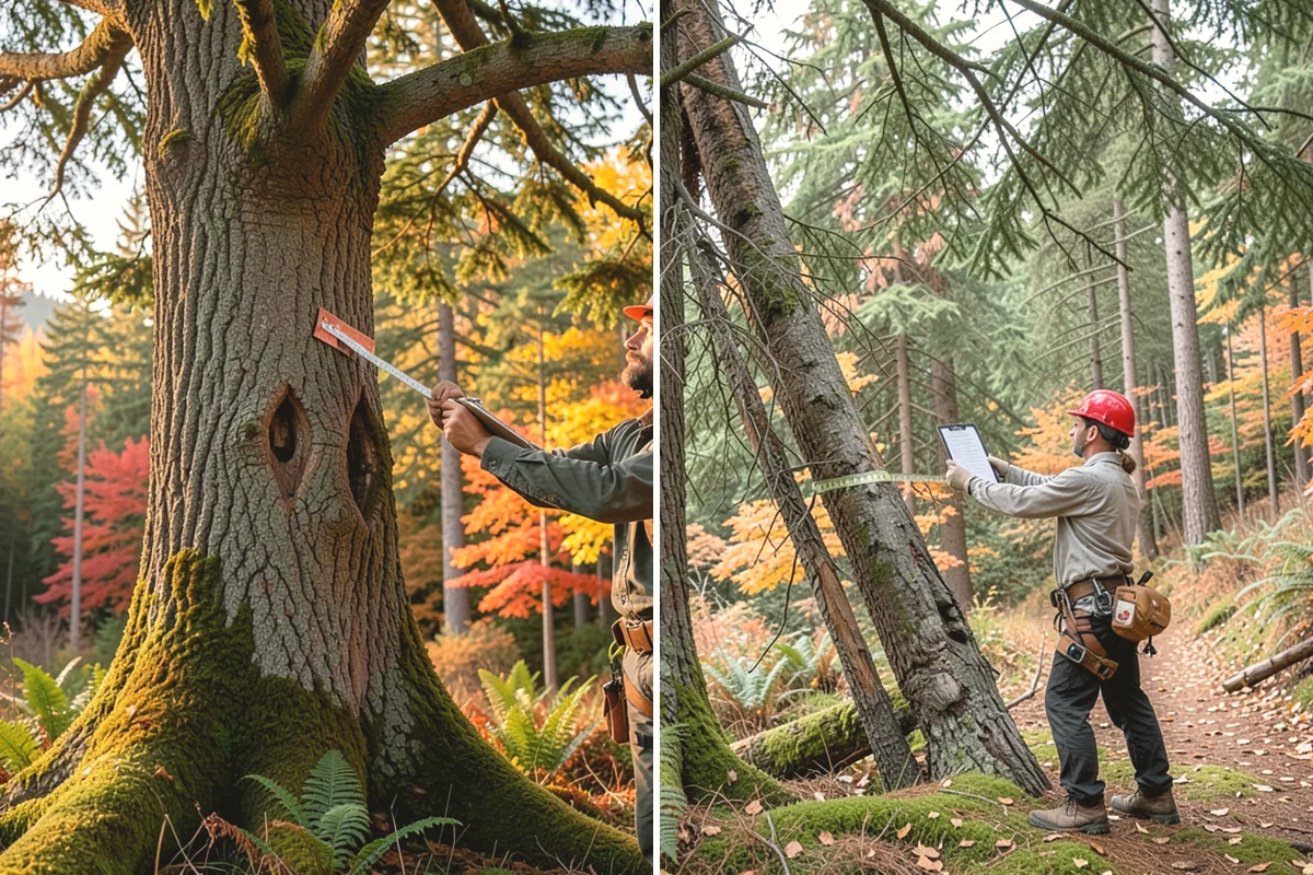 Tree appraisals in Oak Harbor, Island County, WA - Gather site and tree information