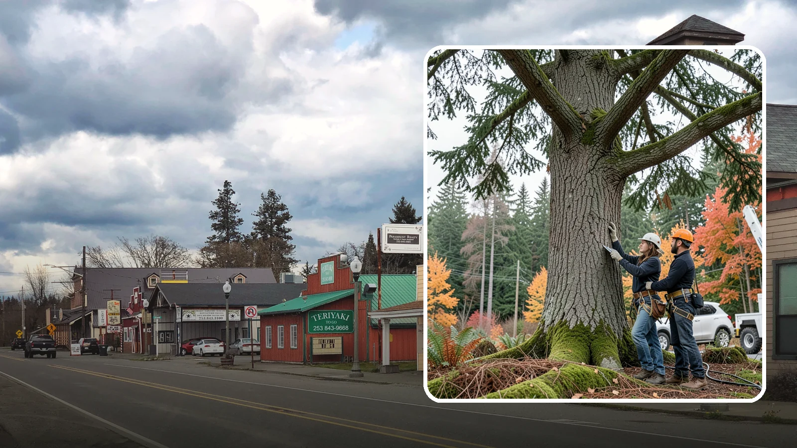 Tree appraisals in Roy, Pierce County, WA - The valuation of trees as property assets.