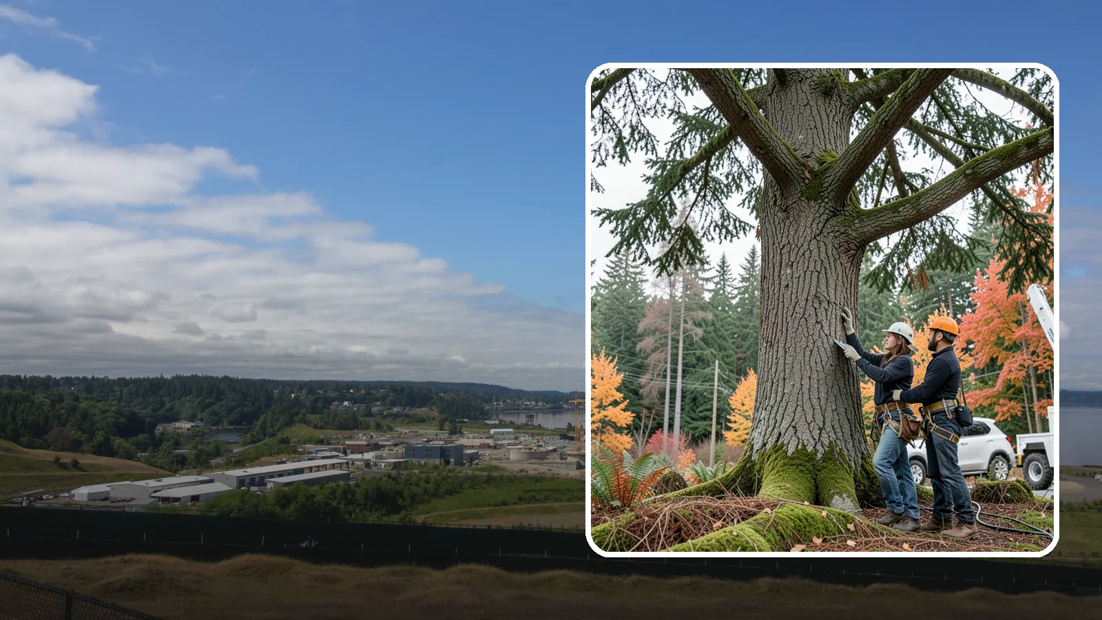 Tree appraisals in University Place, Pierce County, WA - The valuation of trees as property assets.