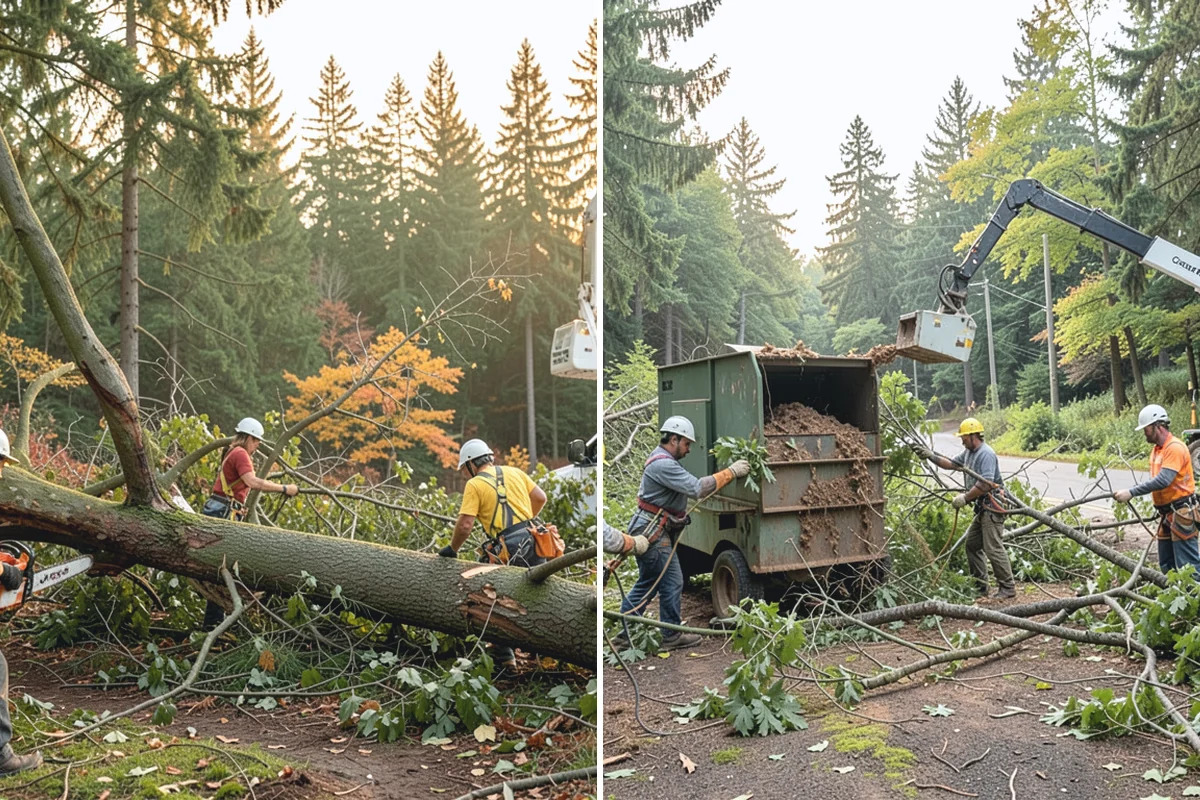 Tree bracing in Auburn, King County, WA - Assess structural defects and load paths