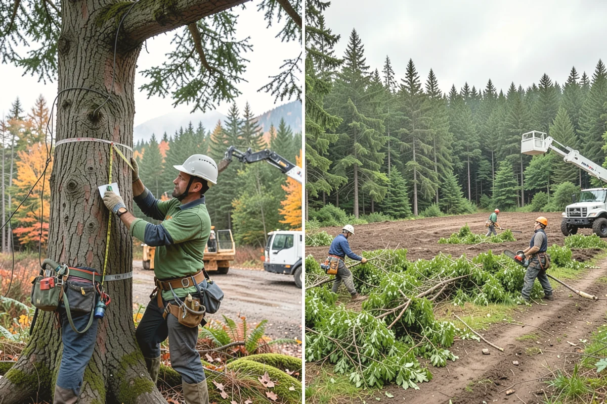 Tree bracing in Burien, King County, WA - Assess structural defects and load paths